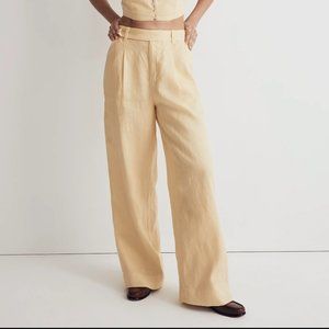 Madewell Linen Harlow Pants - NWT